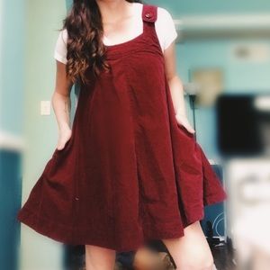 Old Navy Corduroy Overall Dress Size Medium